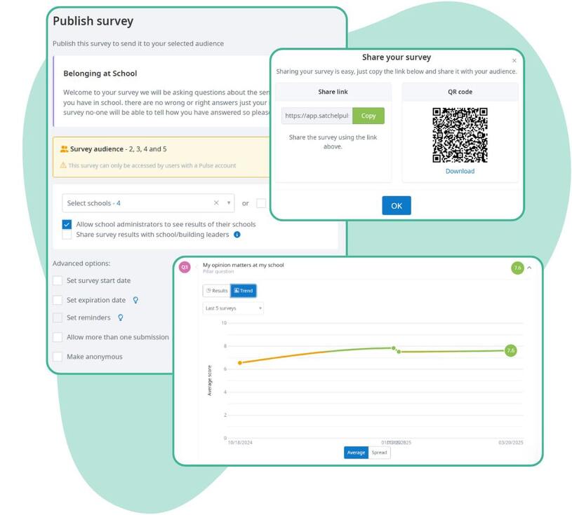 Perceptions platform helping schools build trust with anonymous feedback, leadership insights, and progress tracking