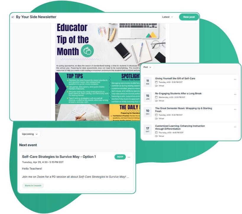 Experienced educator providing 1:1 virtual mentorship, personalized feedback, and guidance to support teachers