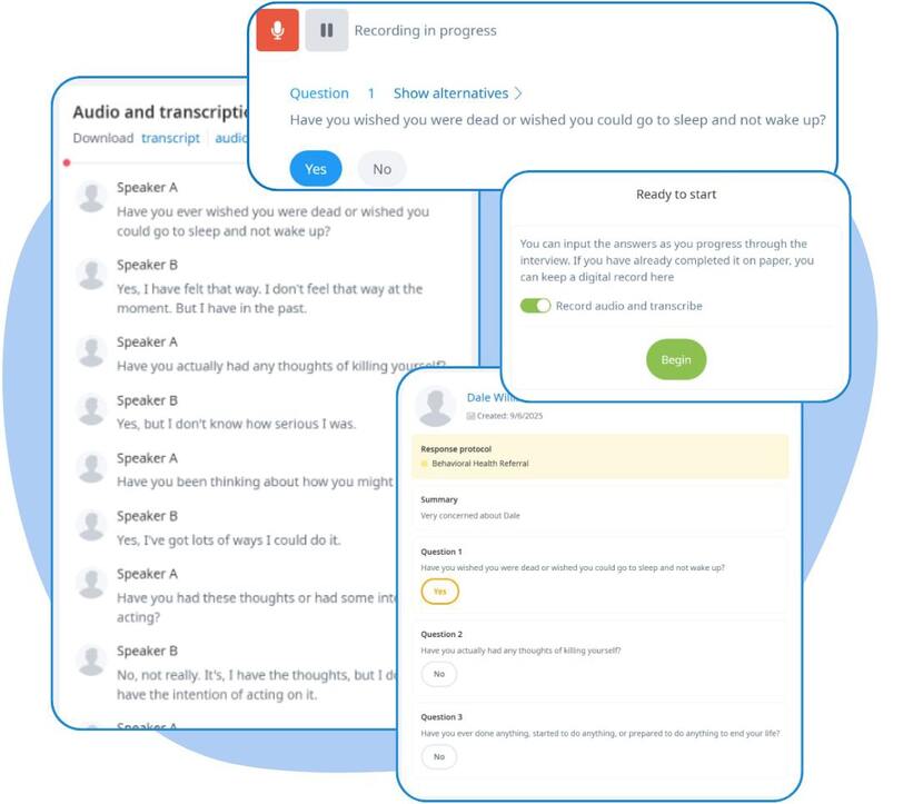 Columbia Suicide Severity Rating Scale (C-SSRS) providing schools with a structured, step-by-step tool to assess suicide risk and guide safe responses